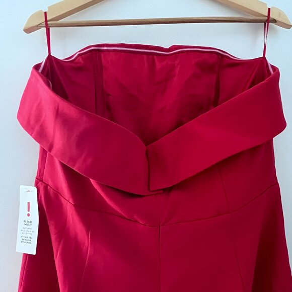 NWT Bardot Georgia Dress in Fire Red, size 10 - Picture 4 of 9